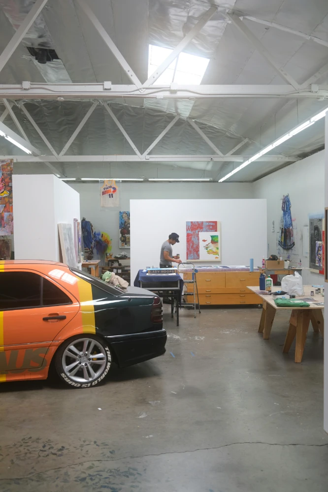 un atelier d'artiste